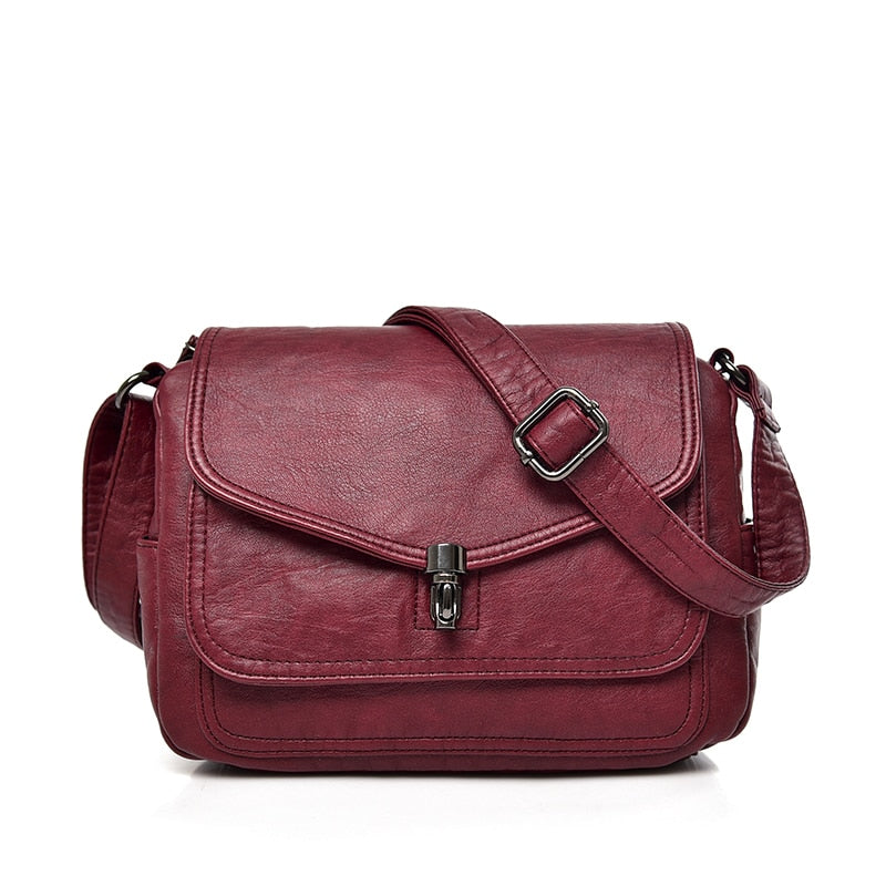 Fashion women leather shoulder bags - high quality