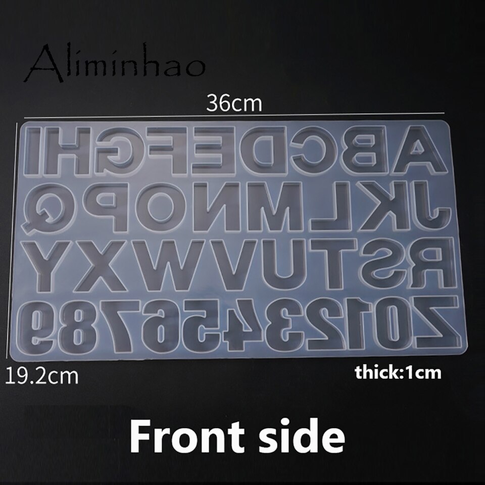 M0001 Letter & Number Silicone Molds (36 Cavity)