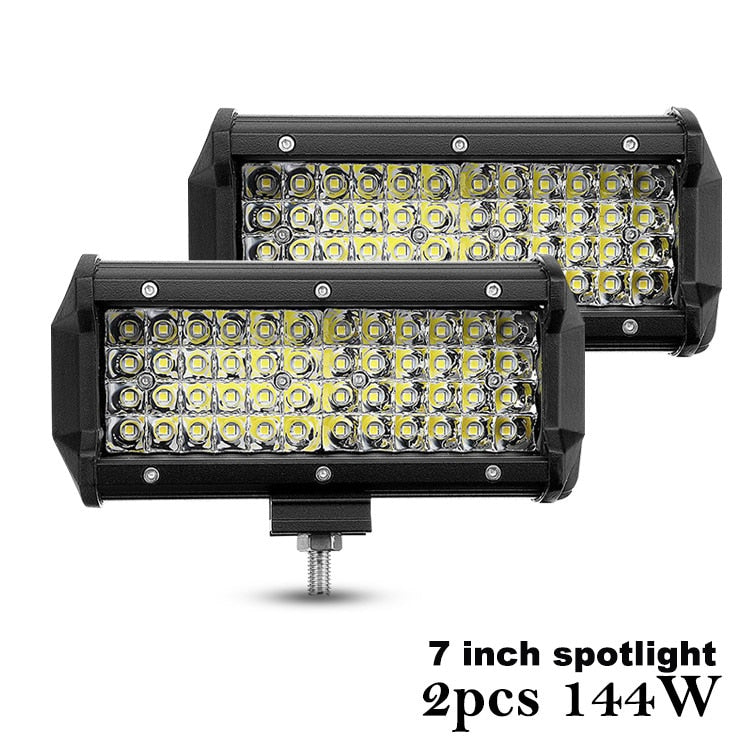 NLpear 12V 24V LED Bar Offroad Headlight Floodlight Combo LED Light Bar Work Light for Vehicles
