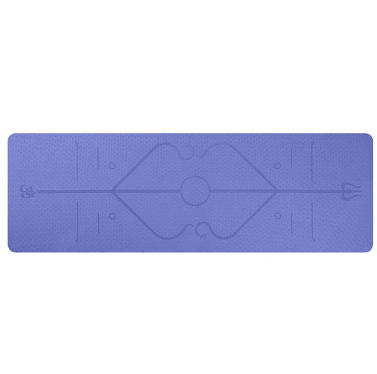 1830*610*6mm TPE Yoga Mat, Position Line