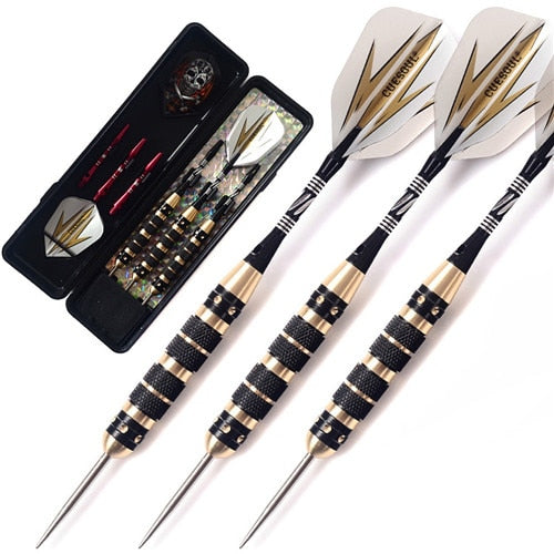 CUESOUL Profi-Archer 20-23-26g Stahlspitze Darts - Schwarze Beschichtung