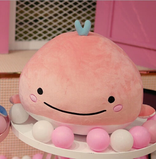 15CM down cotton whale plush toy, super soft