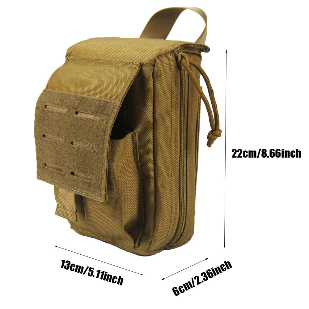 Taktische Molle Erste-Hilfe-Kit Überlebenstasche 1000D Nylon Notfalltasche Militär Outdoor