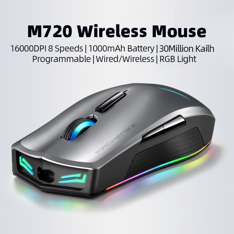 Machenike M7 Gaming Mouse 16000 DPI RGB Rechargeable
