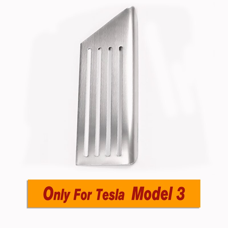 Accessories for Tesla Model 3 Y 2021: Aluminum Pedal Covers