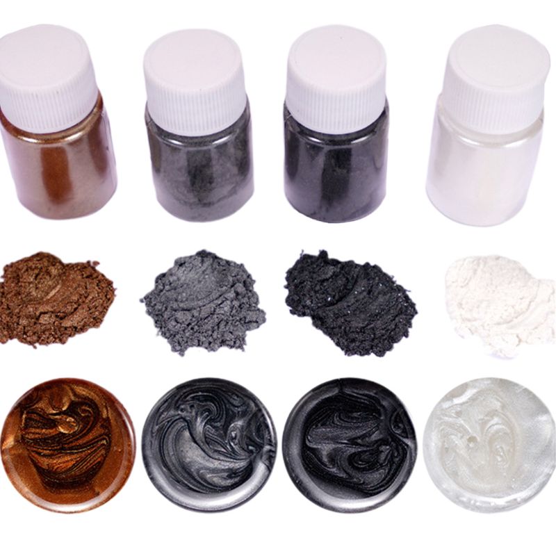 24 pcs. DIY pearl mica epoxy resin dye