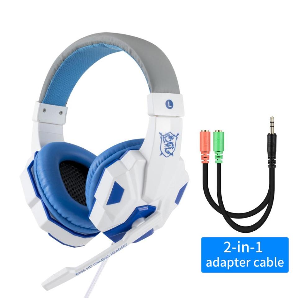 Professionelle LED-Gamer-Kopfhörer mit Mikrofon für PS4 PS5 Xbox One Computer