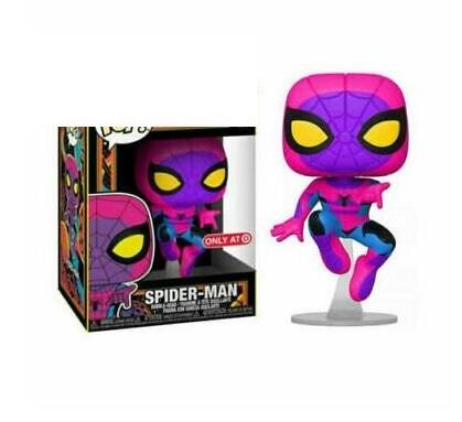 FUNKO Pop Spider-Man Black Gold Suit 911 # & Iron Spider 913 # & Mysterio 305 # Vinyl Figure Collectible