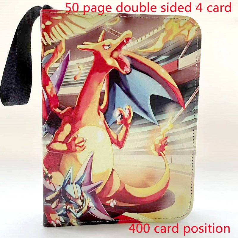 200-400 Pikachu Fotoalbum Notizbuch Pokemon Spielkarten Binder Karten Buch Mappe