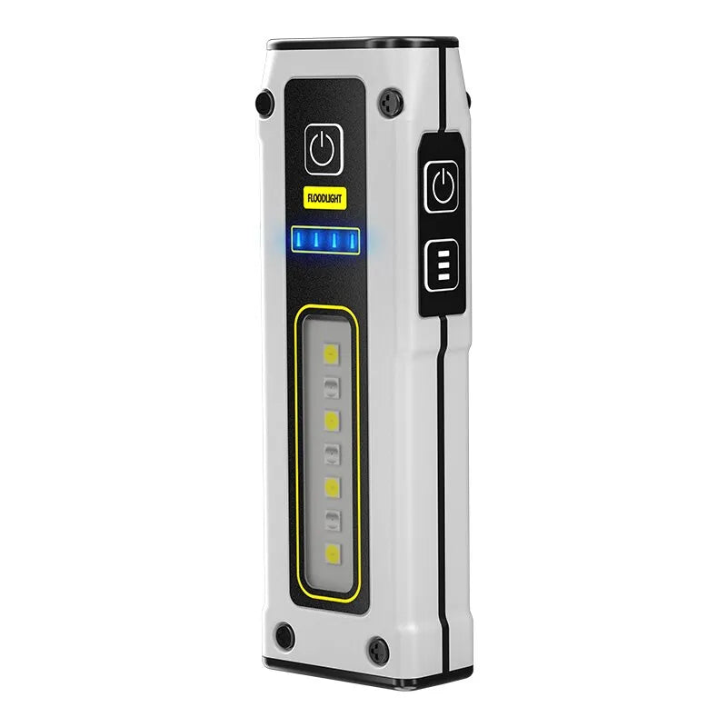 MINI portable rechargeable LED flashlight outdoor emergency service lamp with magnetic powerful long range