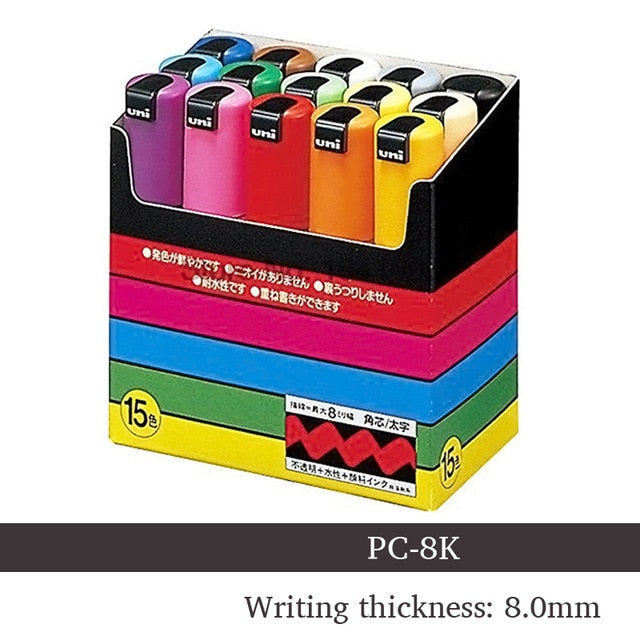 UNI POSCA Markierstift Set POP Poster Werbung