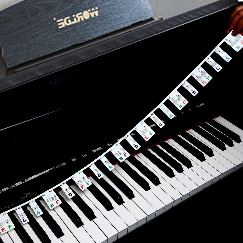 Piano & keyboard music stickers
