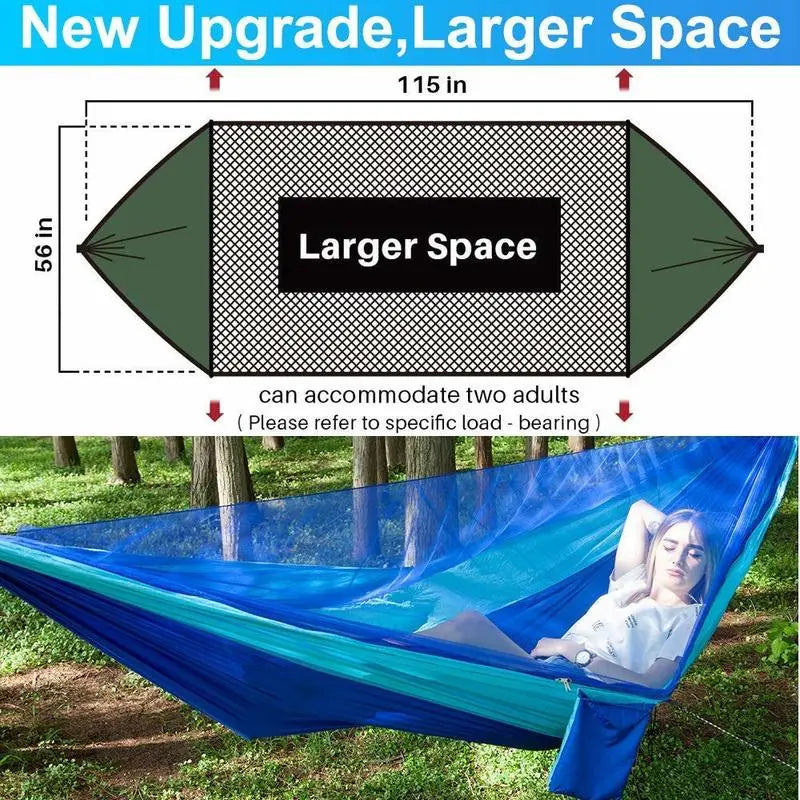 Camping Hammock Mosquito Net and Canopy Nylon for Hiking Camping Survival Travel