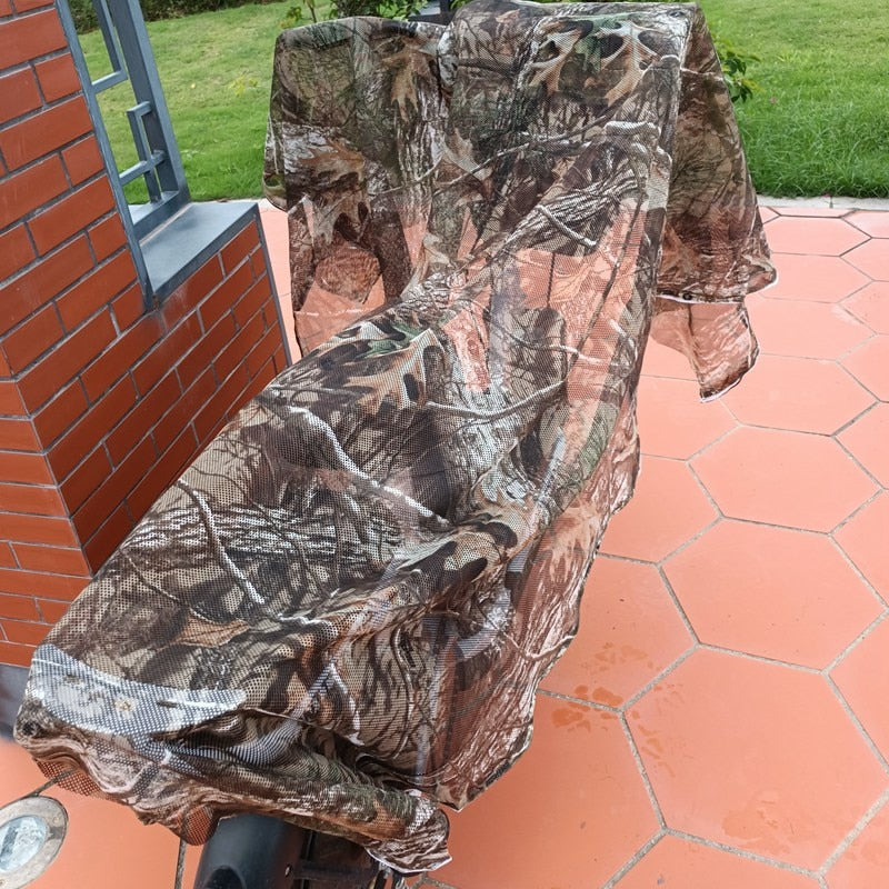 LOOGU Durable Camo Net Awning for Hunting Outdoor Camping