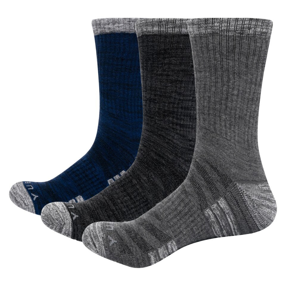 YUEDGE Herren 5 Paare Winter Socken, Baumwolle, Atmungsaktiv