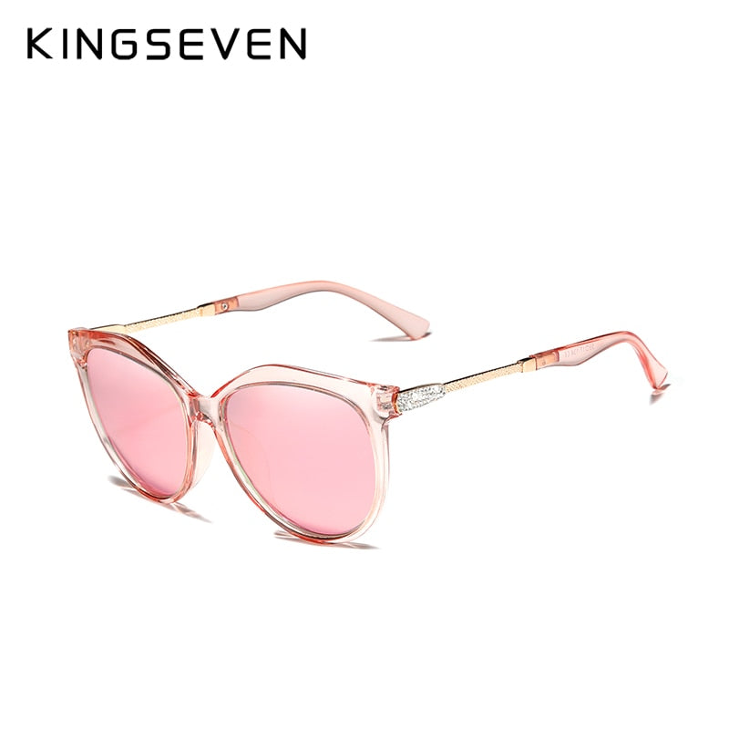 KINGSEVEN Damen-Sonnenbrille Polarisiert Luxus Lentes de sol