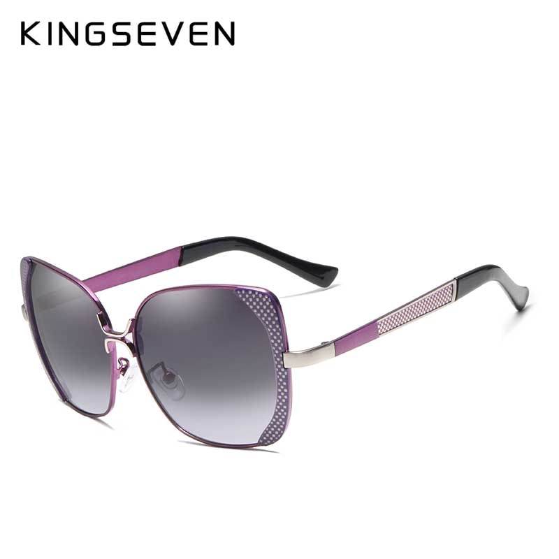 KINGSEVEN Luxus Sonnenbrille Damen Gradient Schmetterling Vintage Eyewear