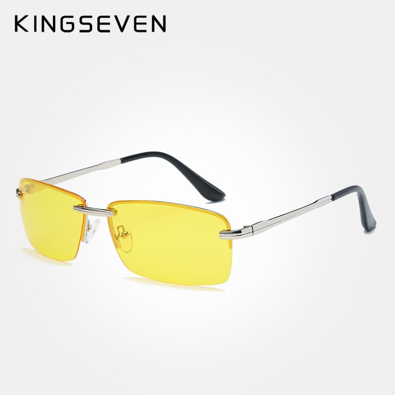 KINGSEVEN Rectangle Sunglasses Men Travel