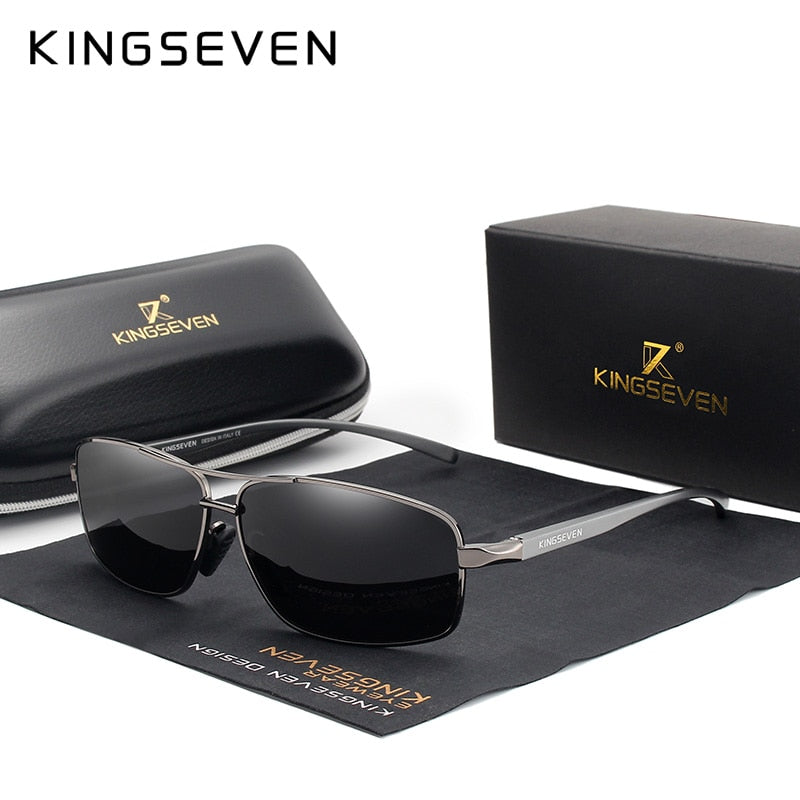 KINGSEVEN Sonnenbrille polarisiert quadratisch