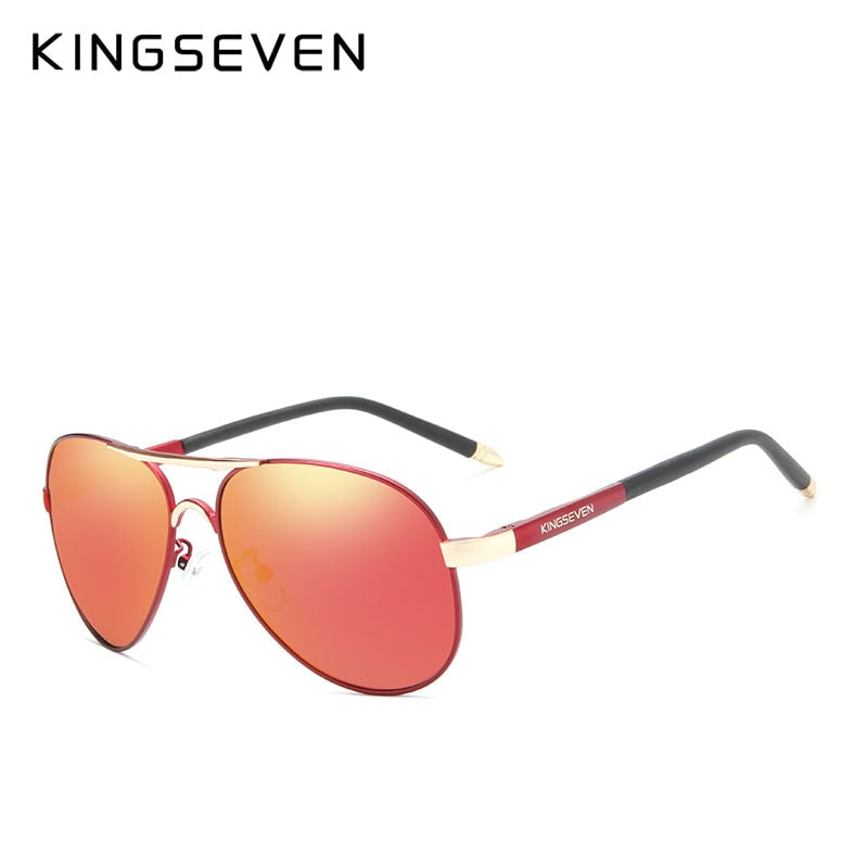 KINGSEVEN Unisex Aluminum Polarized Sunglasses