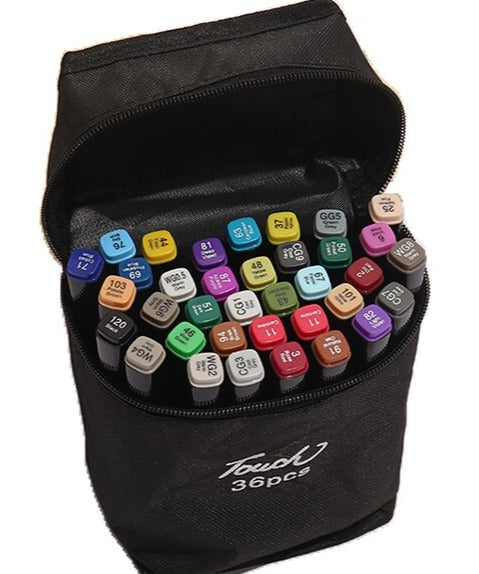 30-60-80-168 waterproof acrylic felt-tip pens Touch Sweet + carrying case