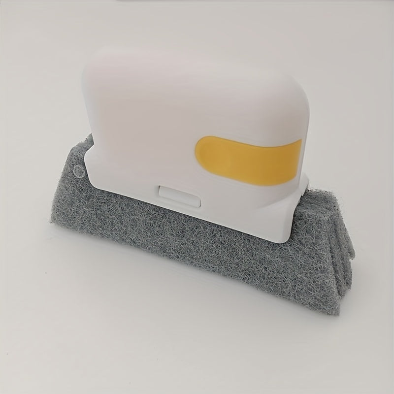 Handheld Groove Cleaning Tool 1pc 2-In-1 for Window Slots Frames Doors Spotless Crevice Cleaner