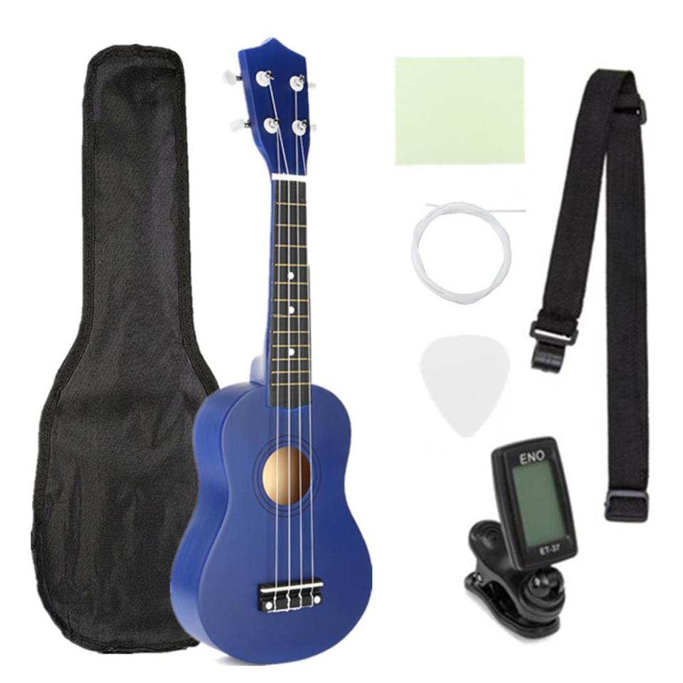 21" Green Soprano Ukulele Basswood 4 Strings Music