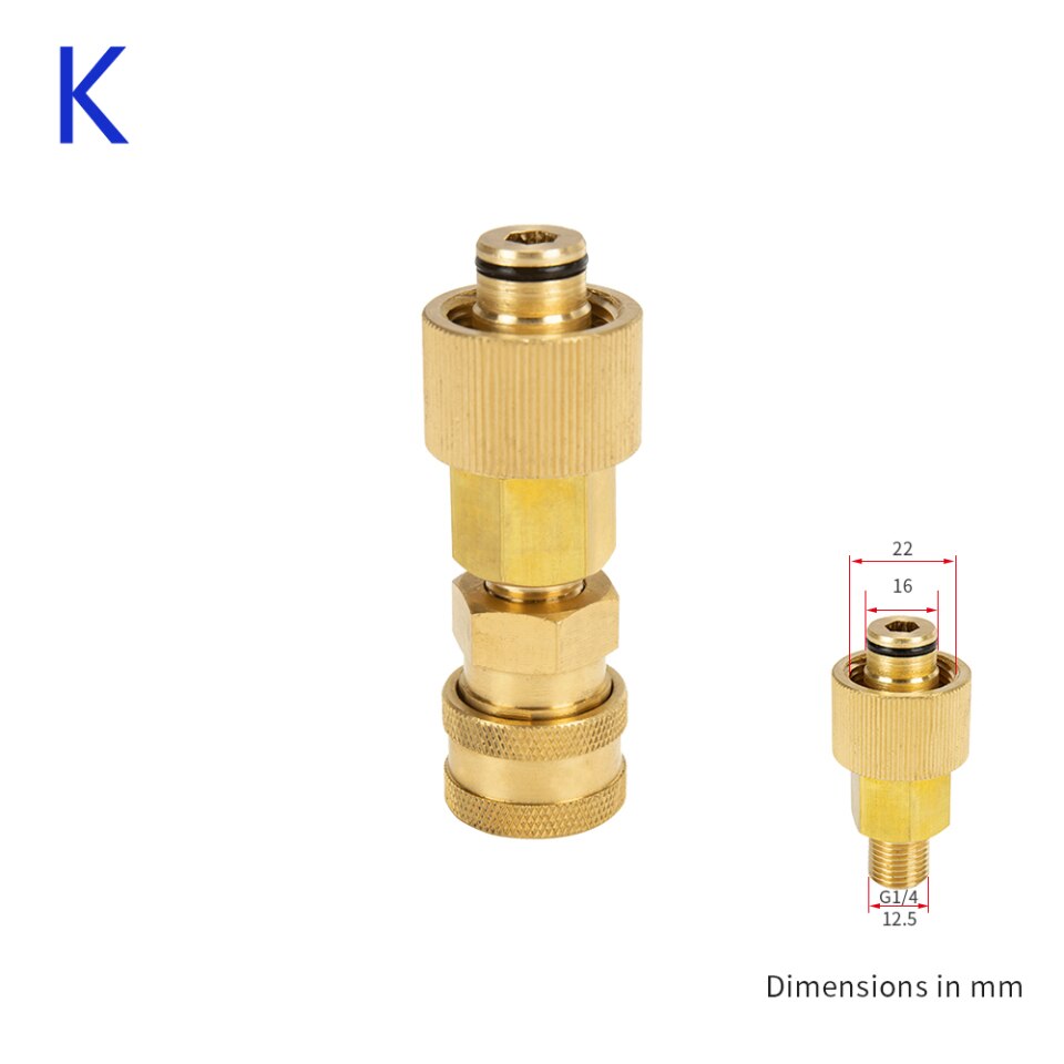 High-pressure cleaner adapter 1-4" for Karcher