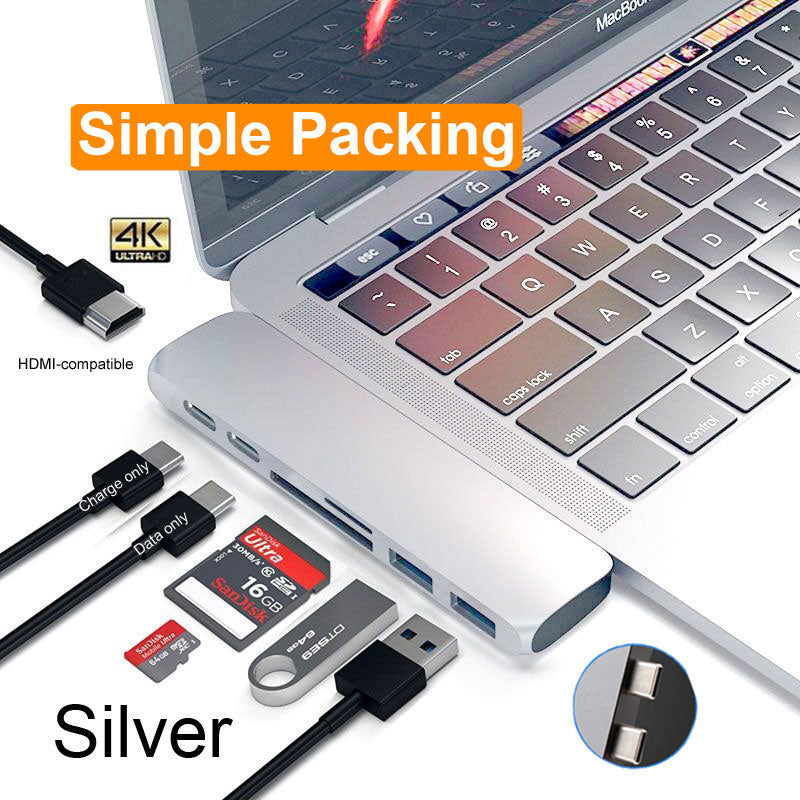 Possible USB C Hub Thunderbolt 3 Dock with HDMI-Rj45 Adapter for MacBook Pro-Air M1