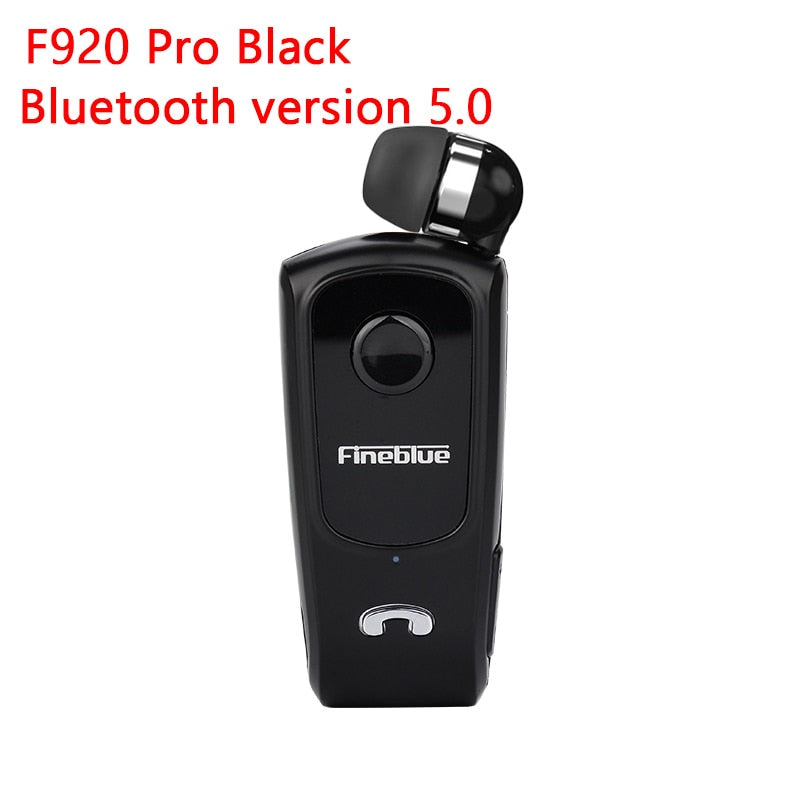 Fineblue F920 Pro BT5.0 Mini Wireless Bluetooth Headset mit Anruf-Erinnerung und Vibrationsfunktion für Sport und Laufen