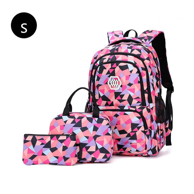 Girls School Bag Set 3-piece Princess