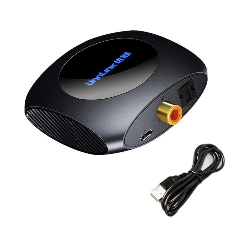 Unnlink DAC Verstärker 192 KHz SPDIF Optisch Toslink Koaxial RCA 3,5 Klinke PS4 TV xbox one