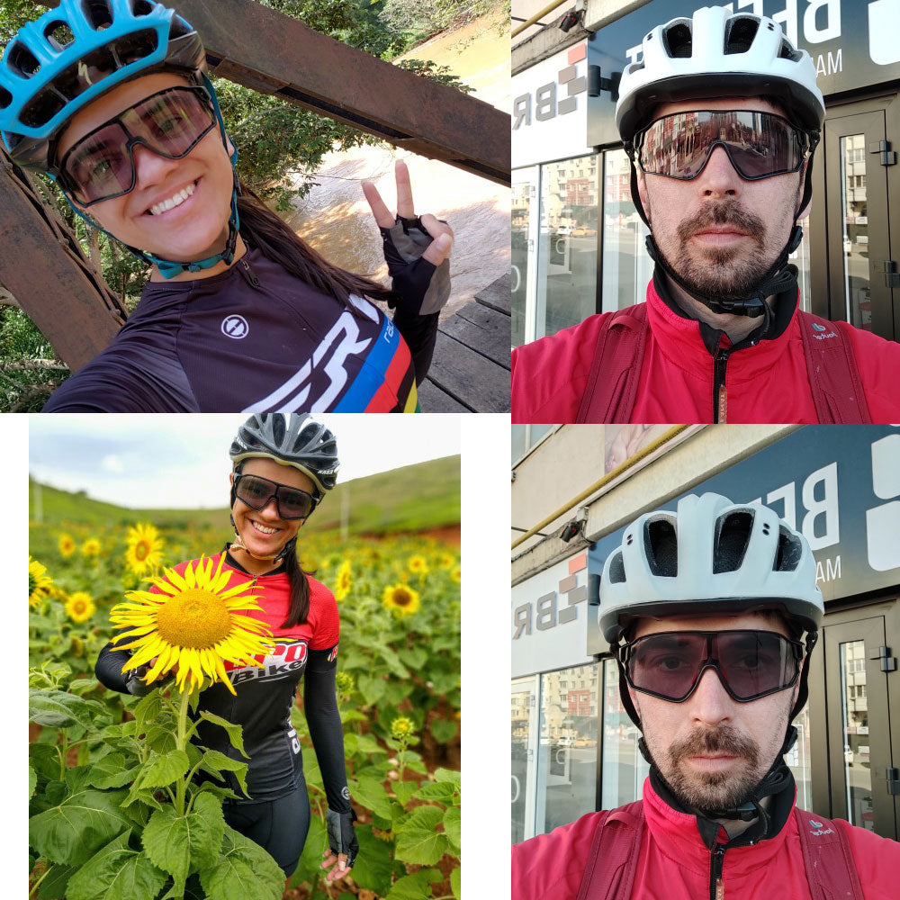 ROCKBROS Photochromic Cycling Glasses Bicycle UV400 Sport Sunglasses for Men Women