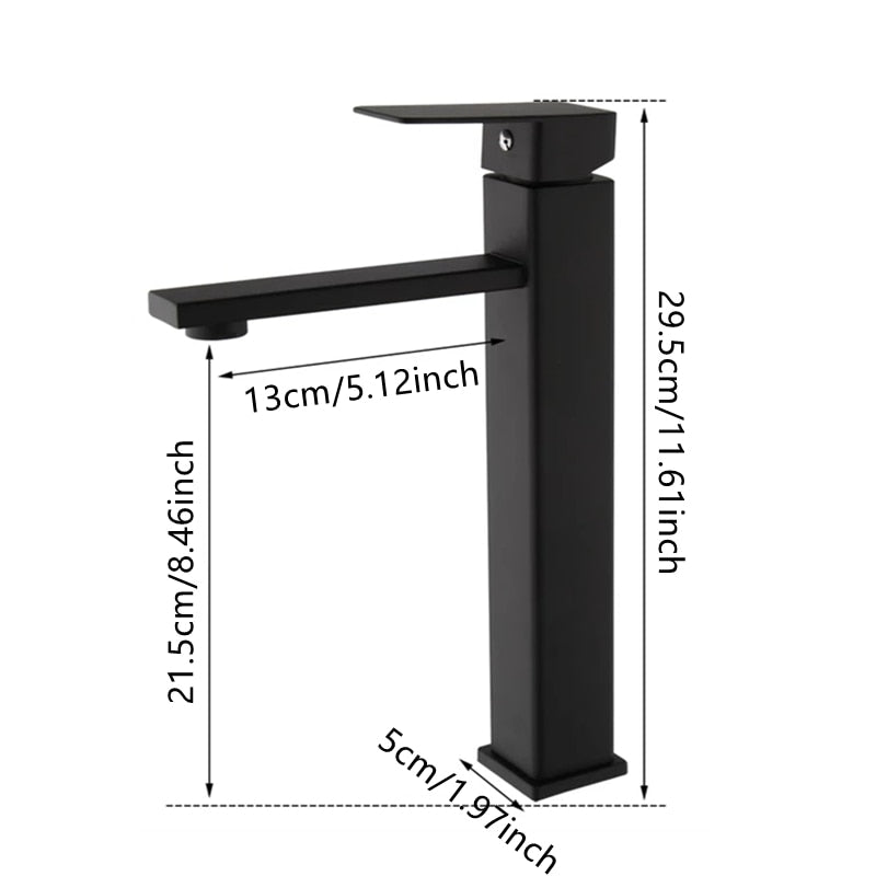 SOGANRE Wash Basin Faucet Matt Black