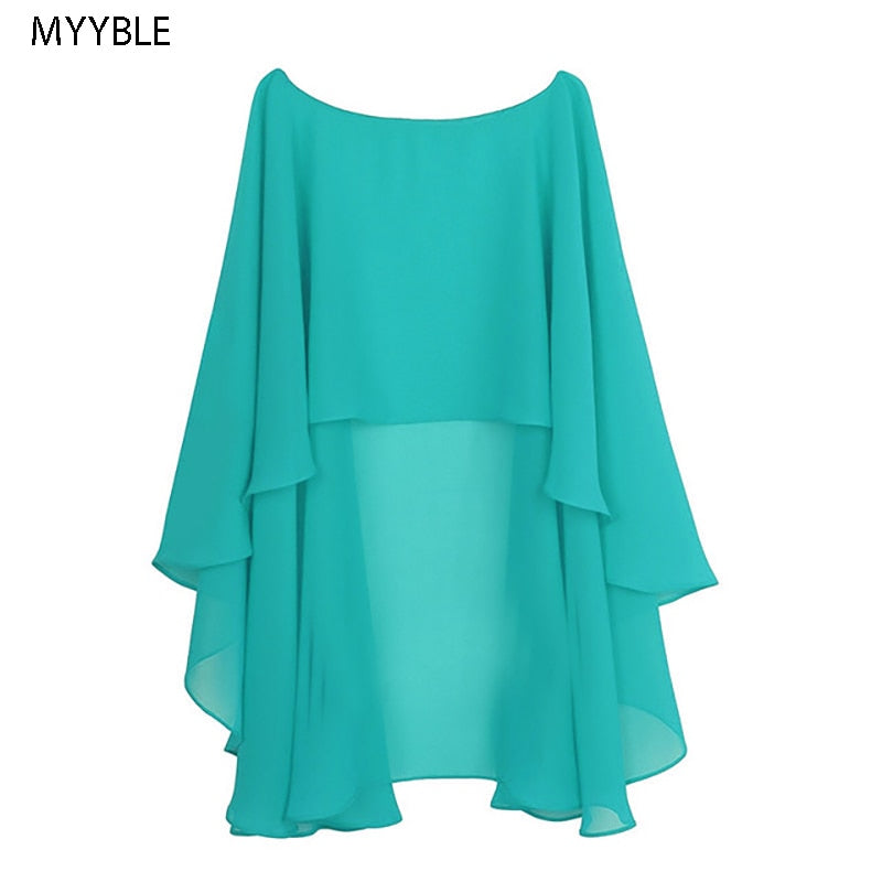 Women's Soft Wedding Capes - Chiffon Shrug for Wedding