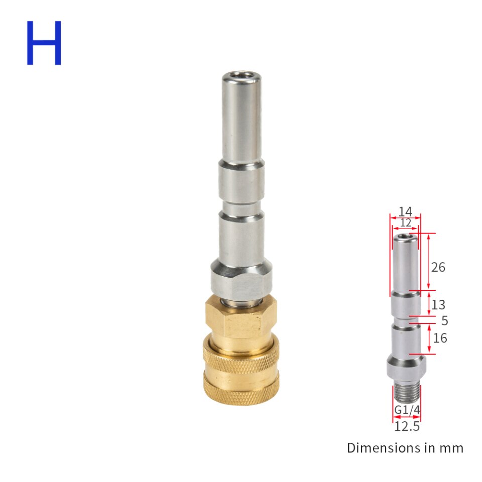 High-pressure cleaner adapter 1-4" for Karcher