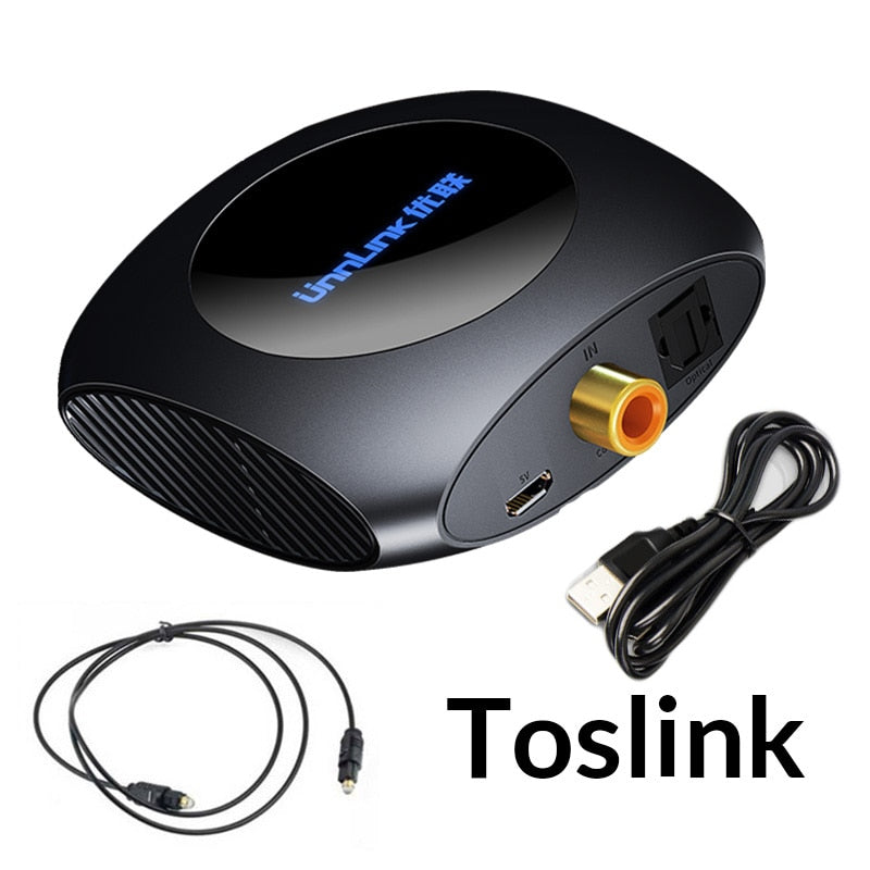 Unnlink DAC Verstärker 192 KHz SPDIF Optisch Toslink Koaxial RCA 3,5 Klinke PS4 TV xbox one
