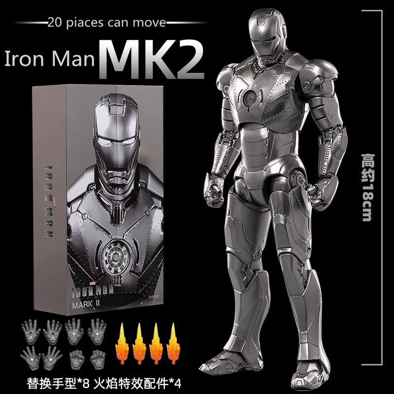 Disney Marvel Iron Man MK2 MK3 MK4 MK5 MK6 MK7 - Ironman Mark 2 Avengers Tony Stark Legenden