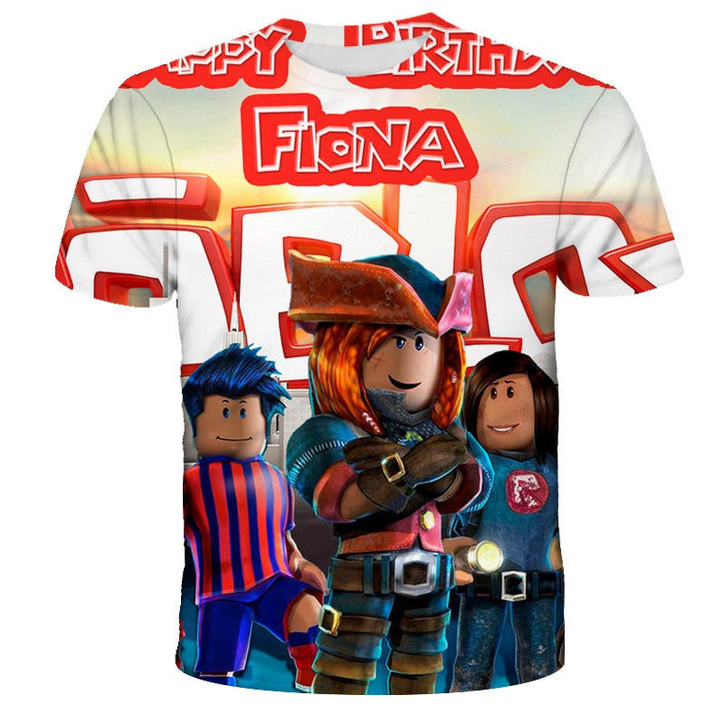 Kinder Kleidung ROBLOX T-Shirt Sommer Baby Kurzarm