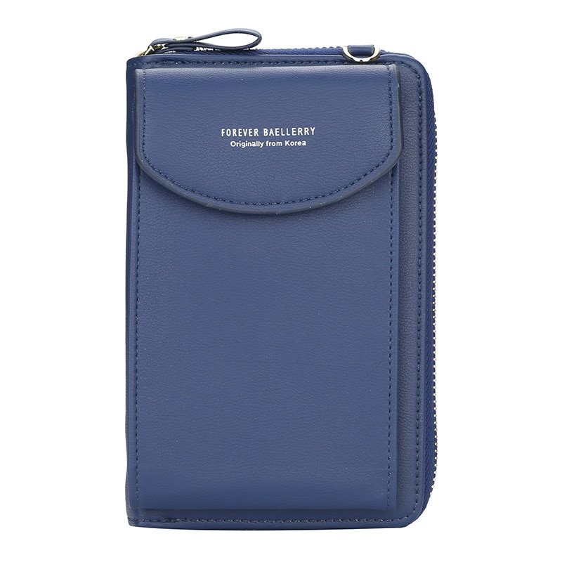 Cell phone shoulder bag with card slots - fashionable