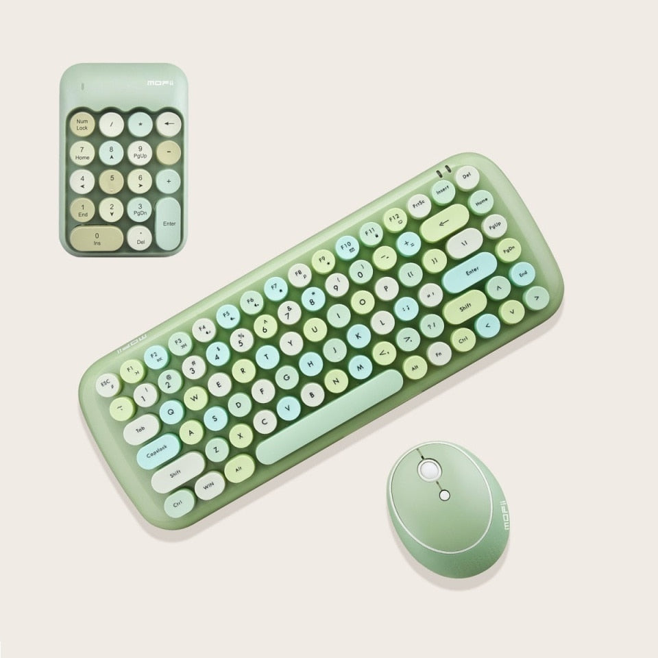 Jelly Comb Wireless Keyboard Mouse - Girls Set