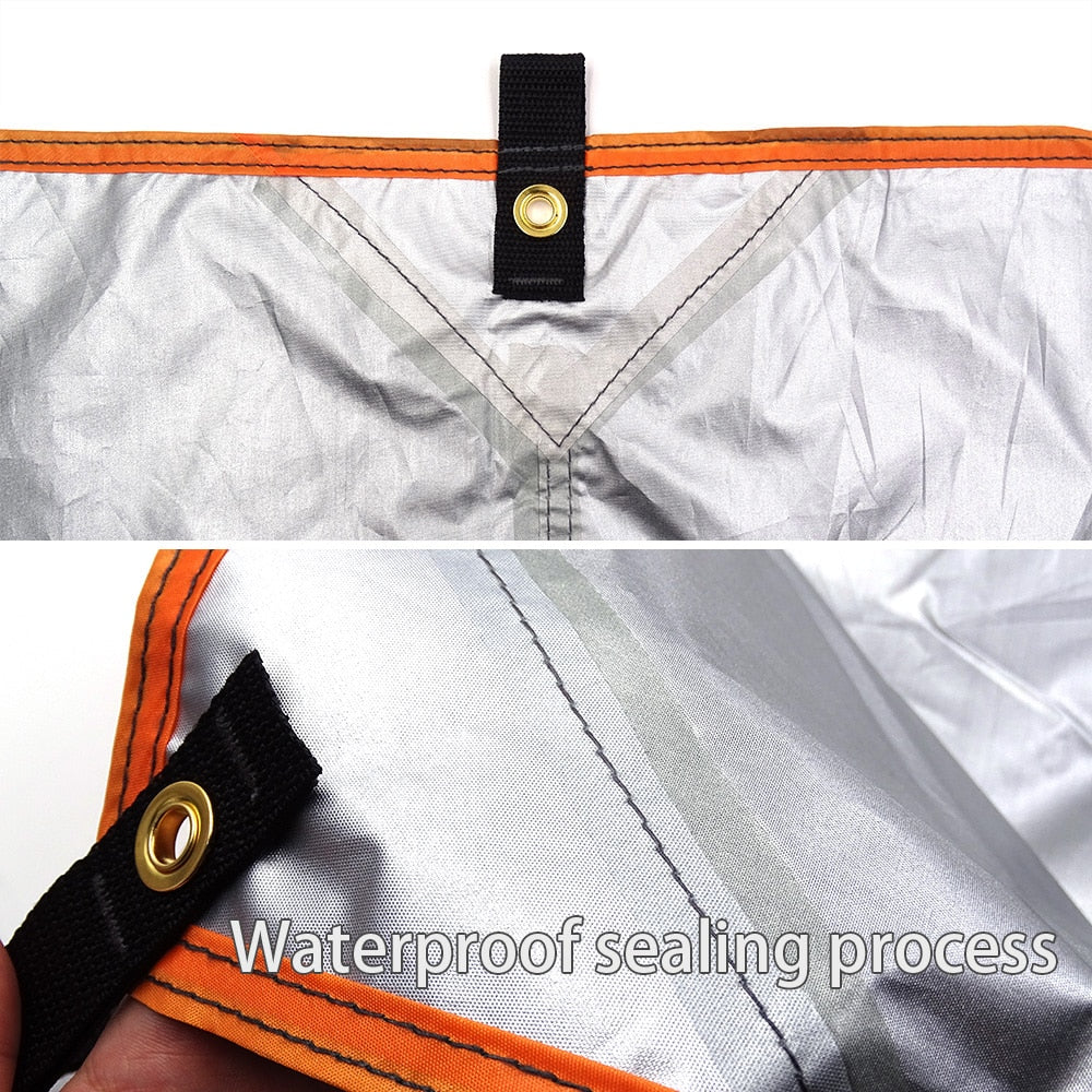 3x5m 3x4m Markise Wasserdichtes Tarp Zelt Outdoor Sonne Unterstand Camping Tourist Tarp Vordach