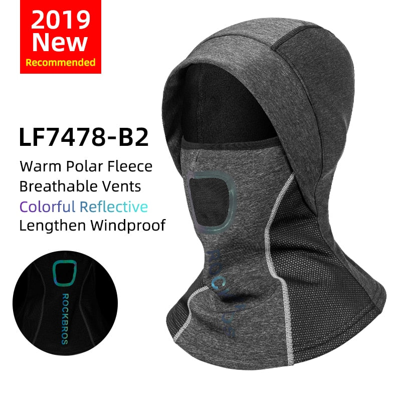 ROCKBROS Winter Skimaske Thermofleece Kapuze
