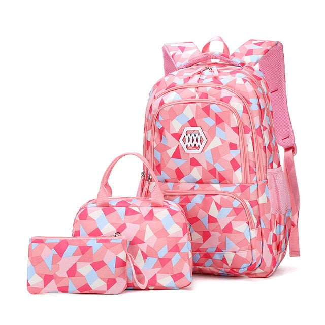 Girls School Bag Set 3-piece Princess