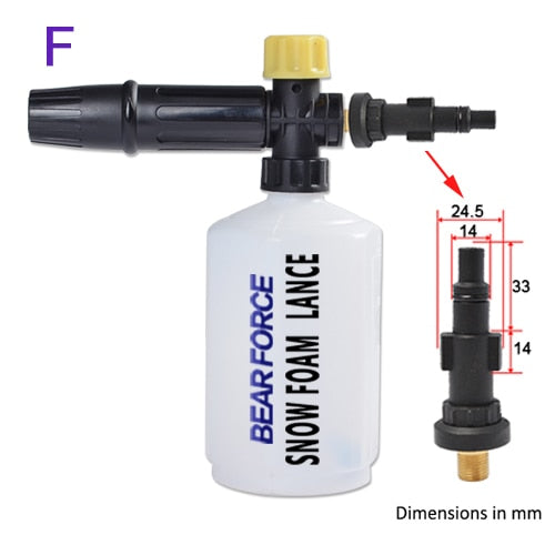 Foam cannon for Karcher Kranzle Interskol Elitech Huter Gerni Stihl high pressure cleaners