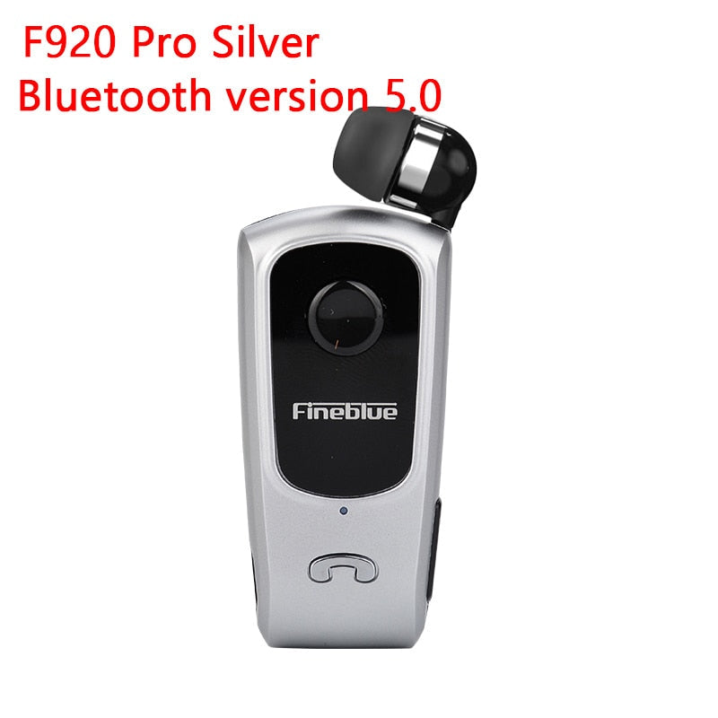 Fineblue F920 Pro BT5.0 Mini Wireless Bluetooth Headset mit Anruf-Erinnerung und Vibrationsfunktion für Sport und Laufen
