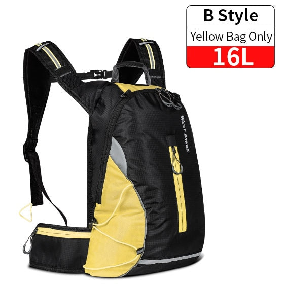 WEST BIKING Waterproof Bicycle Bag Portable Reflective Sport Cycling Backpack Outdoor Hiking Climbing MTB Bike Accessories