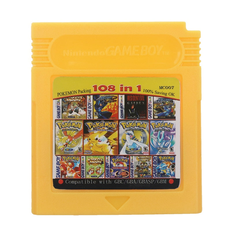 Nintendo GBC Console Card 108 in 1 English