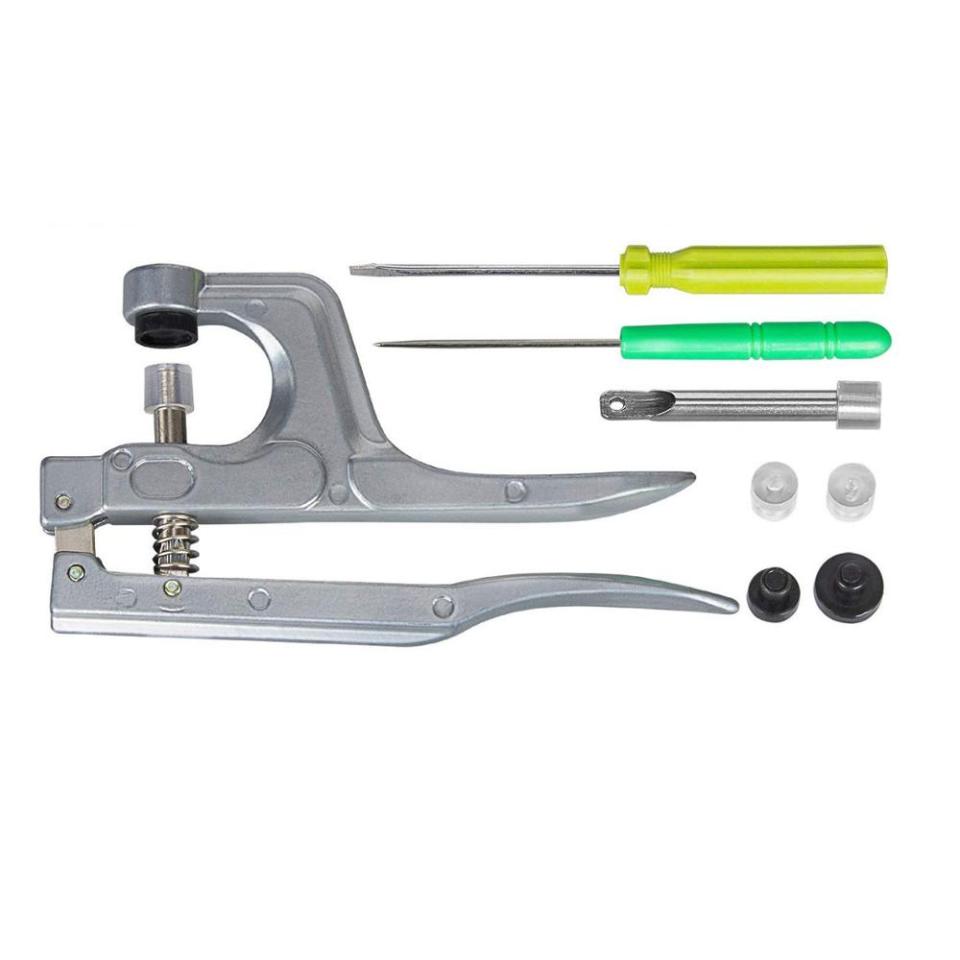 360 Sets T5 Snap Fastener Tool Kit &amp; Organizer Container, Easy Snap Fastener Replacement, DIY Tailor