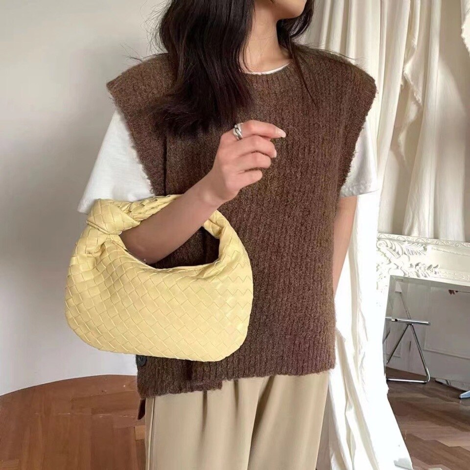 2021 Luxury Woven Leather Shoulder Bag